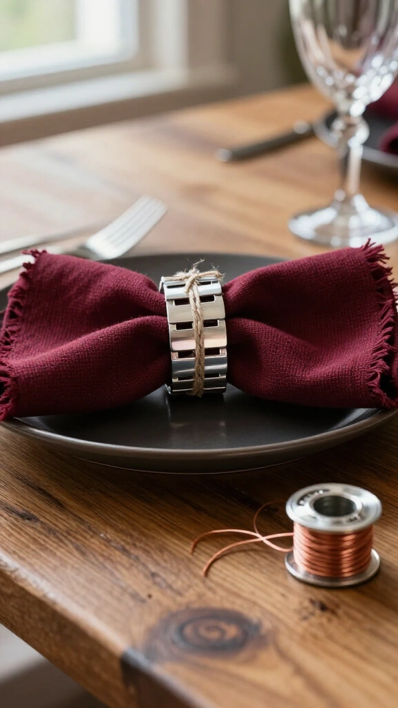 Soda tab napkin rings