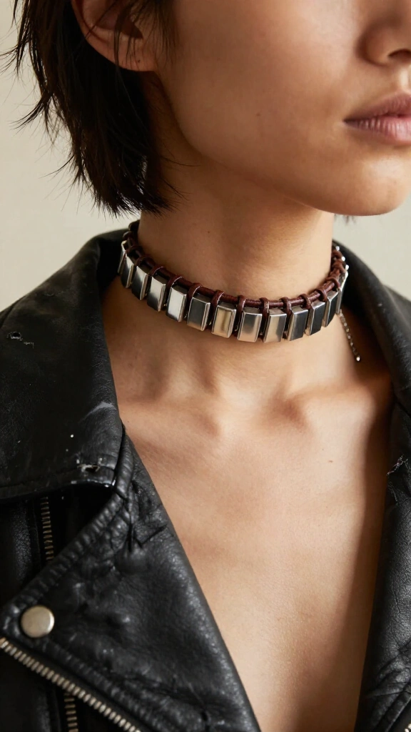 Pop tab choker collar