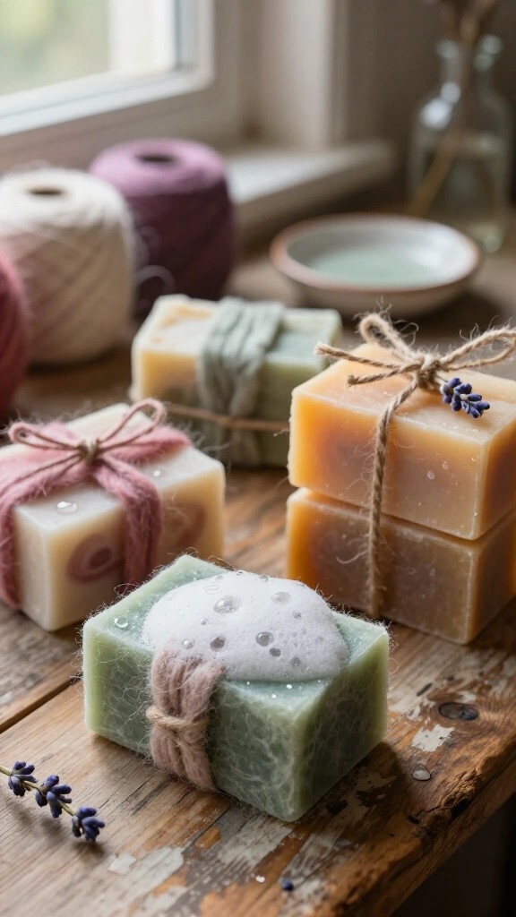 Wet Felted Soap Covers